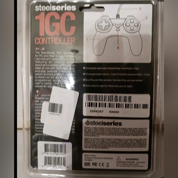 SteelSeries 1GC USB PC Gamepad Controller New - Picture 3 of 3